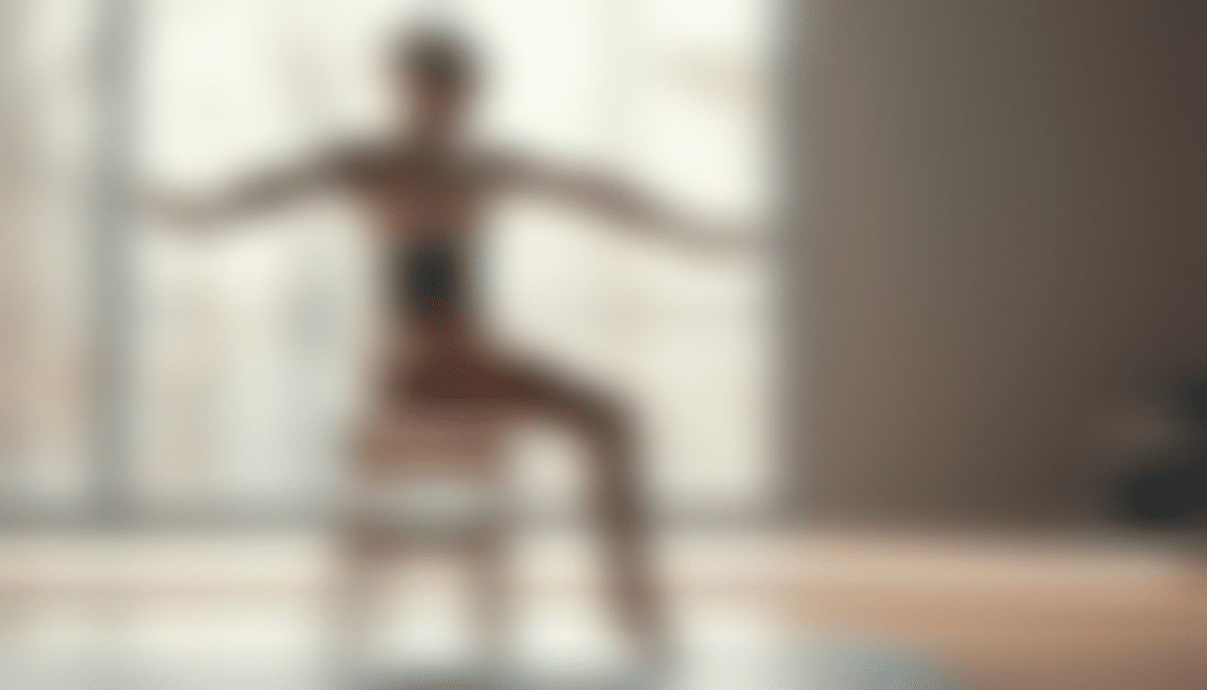 entraînez-vous avec des exercices de gymnastique simples et pratiques utilisant simplement une chaise pour garder la forme à la maison.